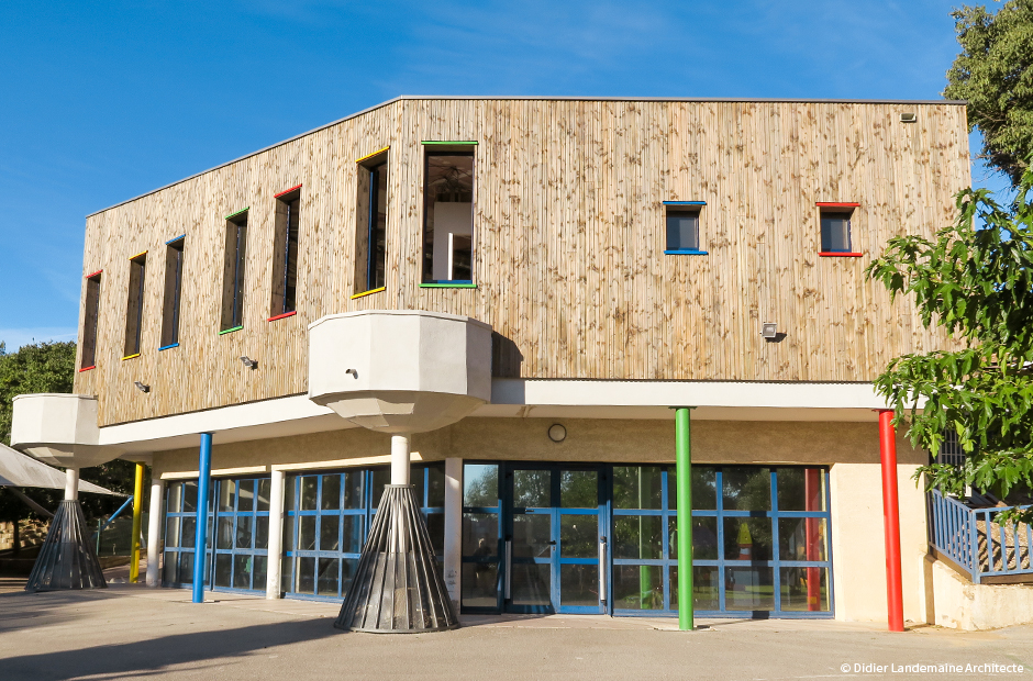 extension surélévation en bois avec plancher en poutres en I